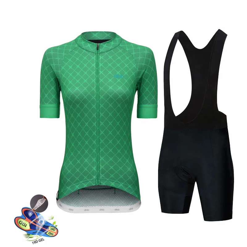 

Women Cycling Jersey Set Cycling Clothing DHB 2021 Summer Short Sleeve Mountain Bike Jerseys Set Mallot Ciclismo Mujer Verano
