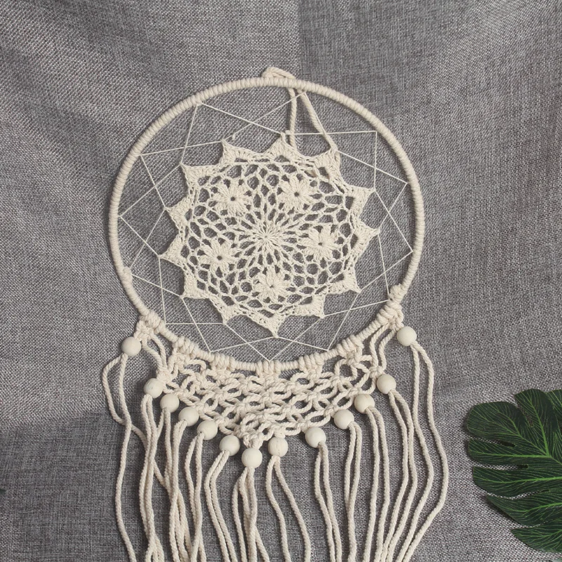 Прямая поставка в скандинавском стиле ручной работы макраме настенный хлопковый