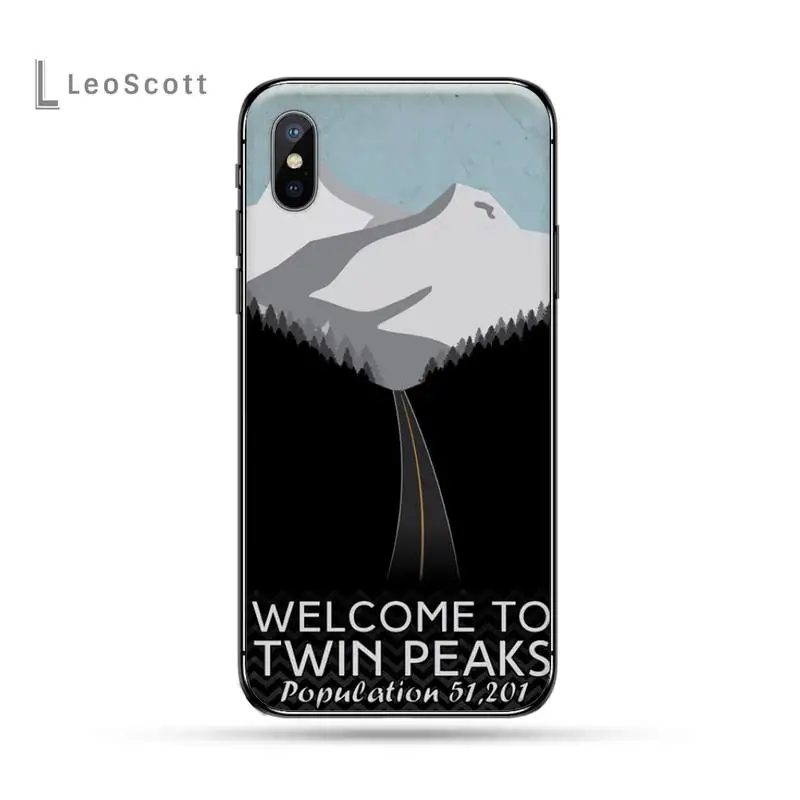 

Welcome To Twin Peaks Phone Case for iPhone 11 12 mini pro XS MAX 8 7 6 6S Plus X 5S SE 2020 XR high quality cover