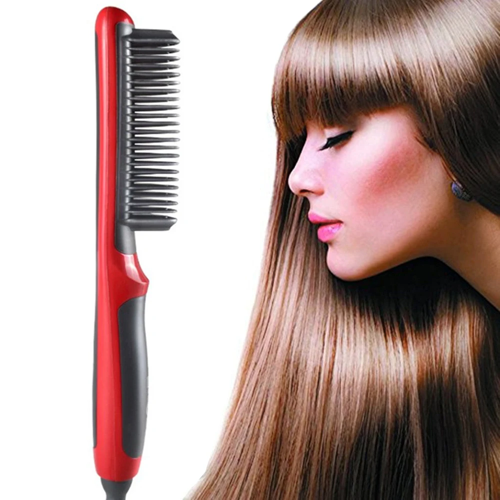 

Nano Titanium Hair Straightener Curling iron Heating Thermostat Irons Tools Plates Professional Hair Straightening Curlers Set