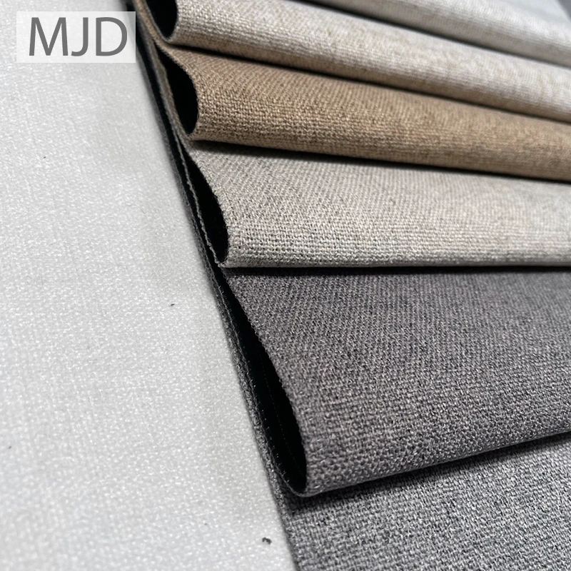 

Linen Woven Texture Fabric 100% Pure Polyester Wearability Durability For Pillow Sofa Home Decoration Patchwork Sewing