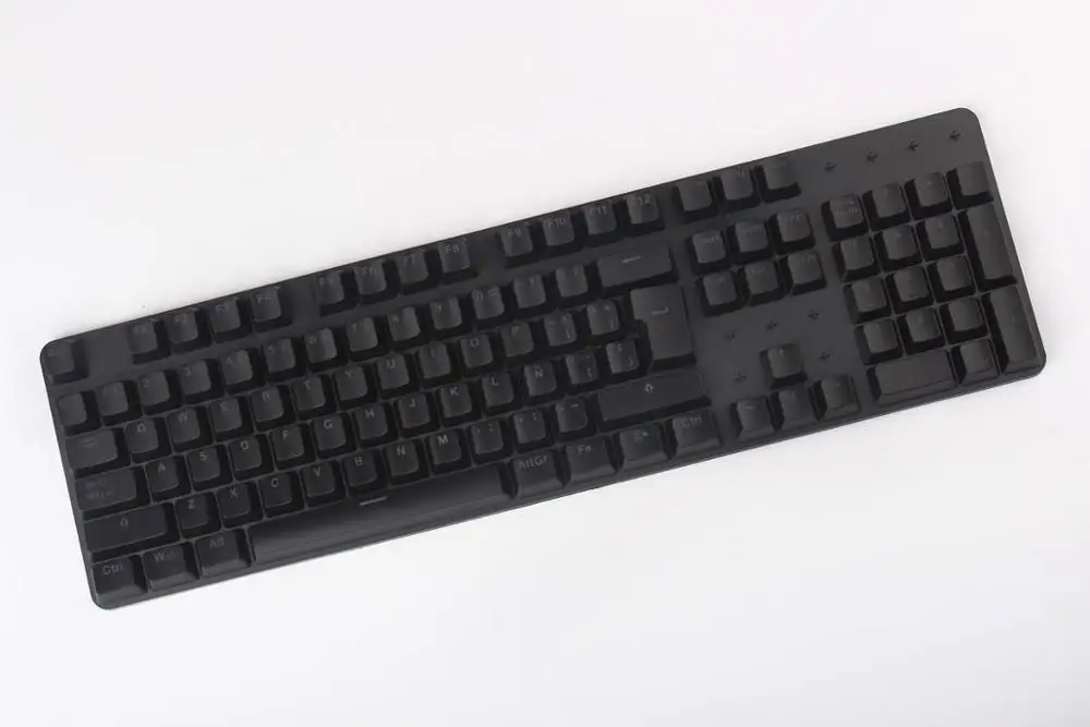 ABS Spain black PBT Русский Испанский Французский колпачки для механической клавиатуры MX переключатели DIY Замена прозрачная поддержка светодиодного освещения колпачки - Цвет: ABS Spain black