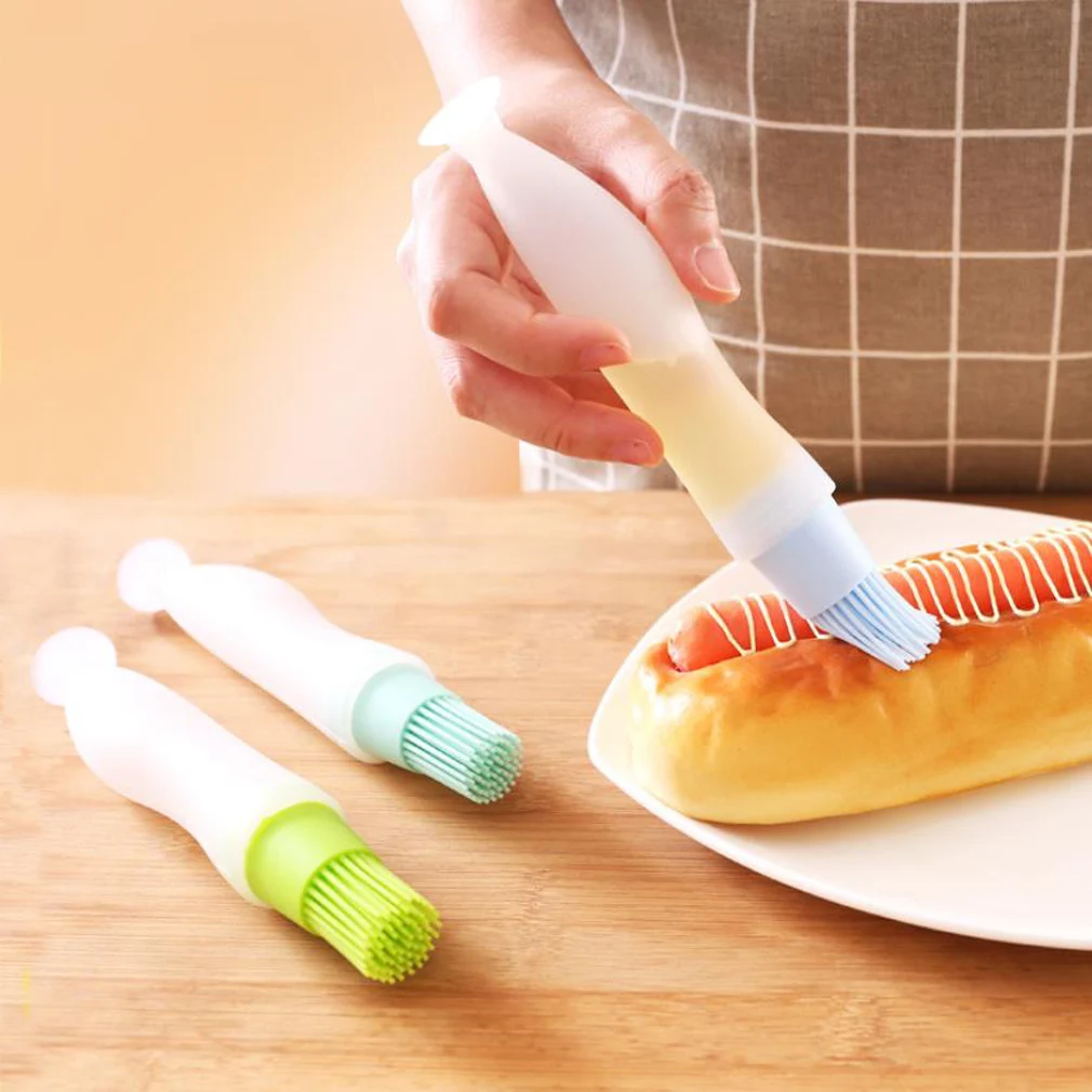 Масло для гриля флакон с кисточкой Портативный бытовой Кухня барбекю наметка