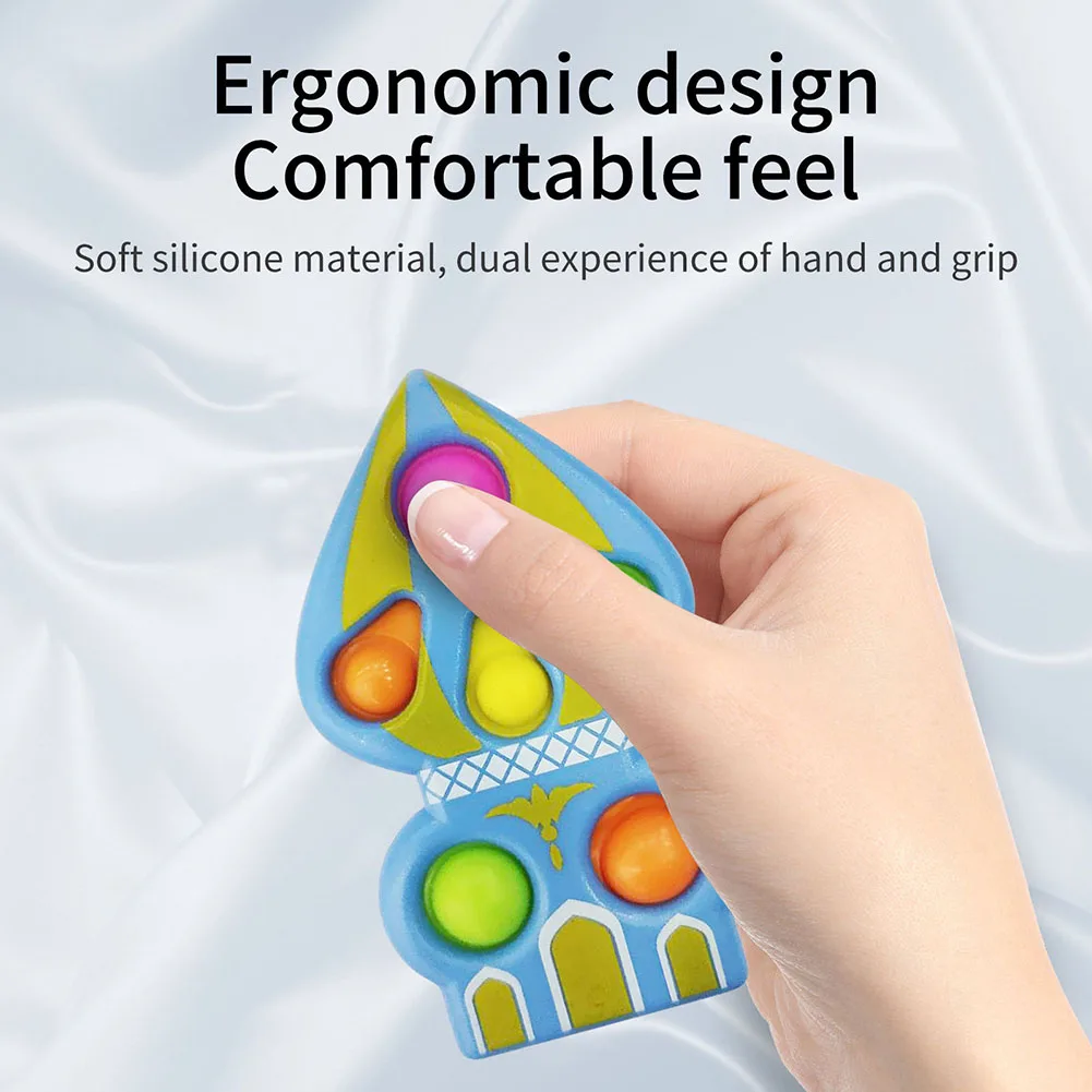 

Fidget Reliver Stress Toys Rainbow Push It Bubble Antistress Toys Adult Children Sensory Toy To Relieve Autism Dropshipping