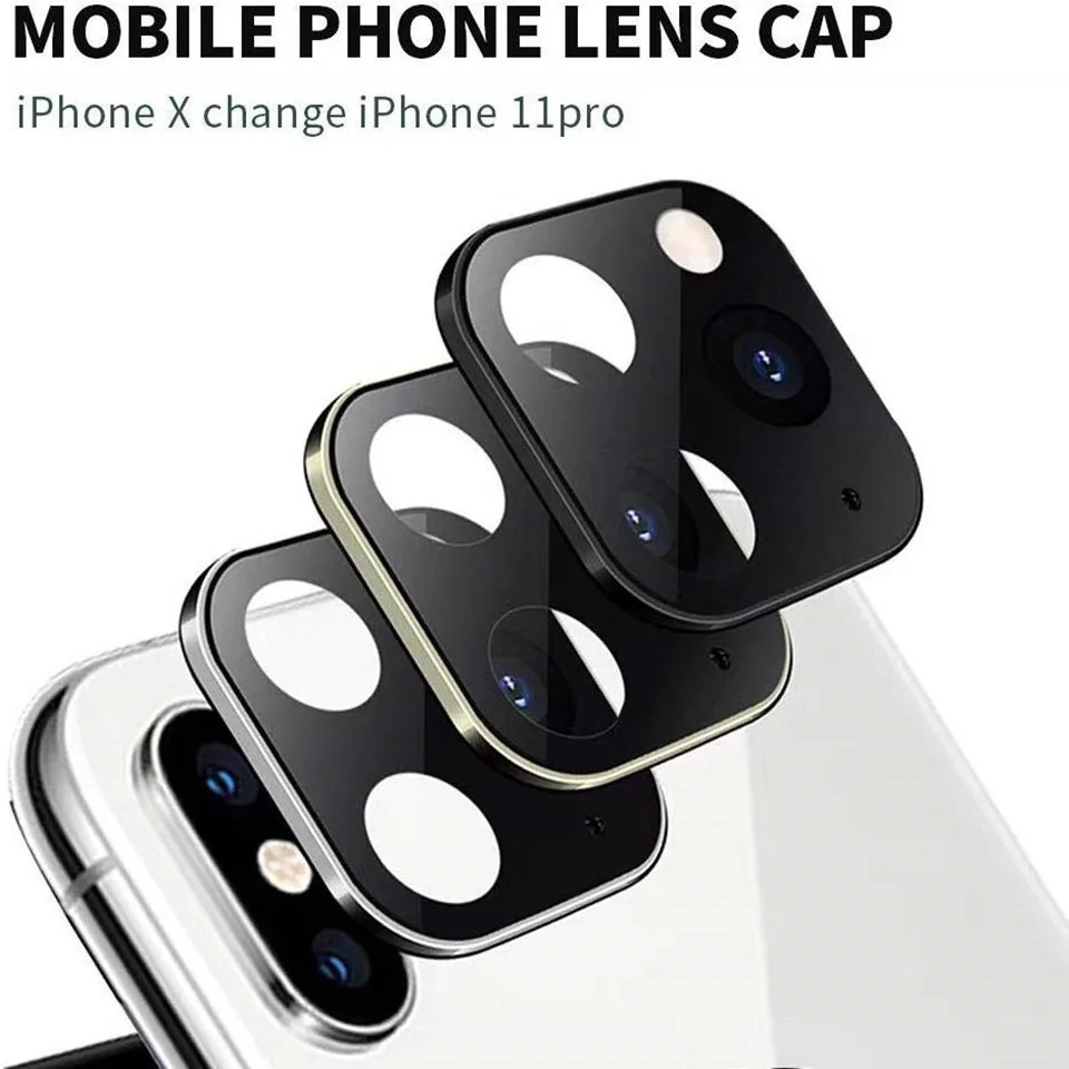 Крышка объектива камеры для iPhone X XS Max Apperance Seconds изменить на 11 Pro ультра тонкий