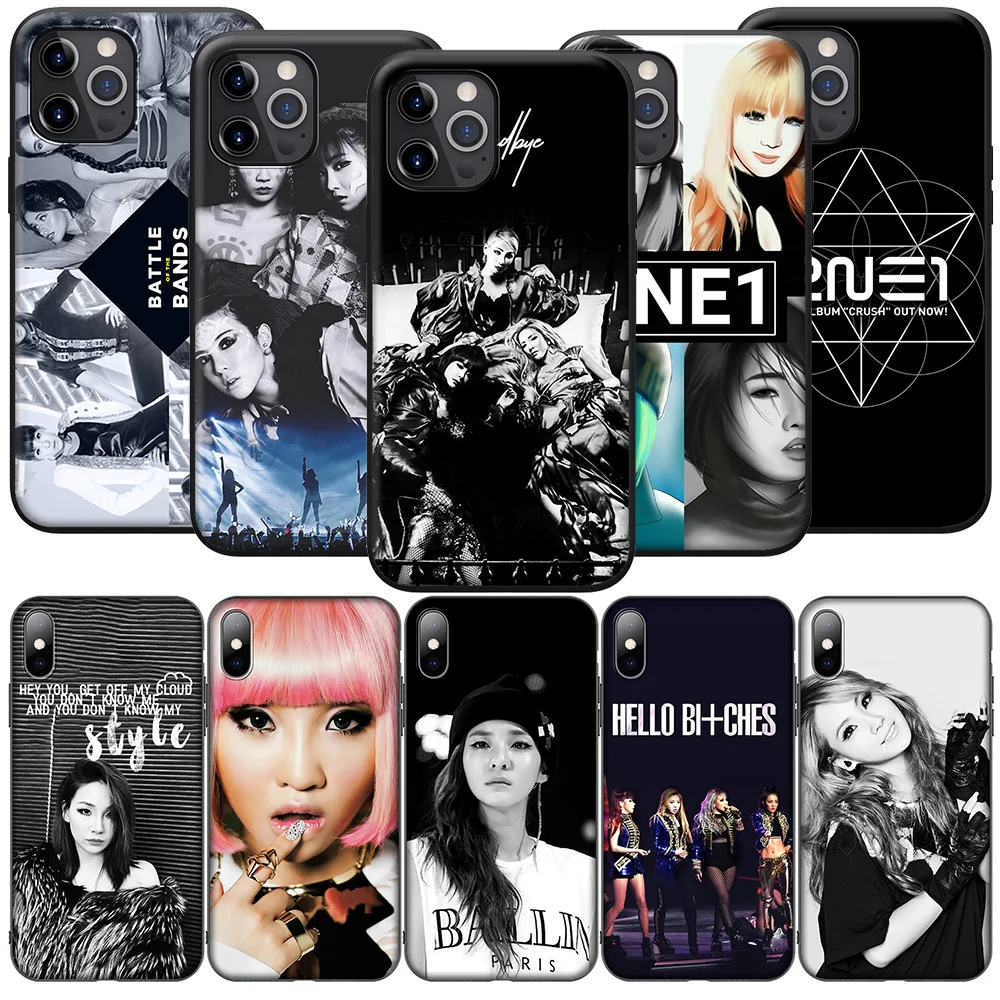 GX3 2Ne1 CL Minzy Dara силиконовый мягкий чехол для iPhone 13 12 Mini 11 Pro XS Max XR X 8 7 6 6S Plus 5 5S SE 2020 -