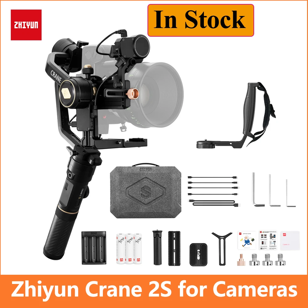 Zhiyun Crane 2S 3 осевой Ручной Стабилизатор для цифровой зеркальной камеры Sony ≤9 ≤7r4