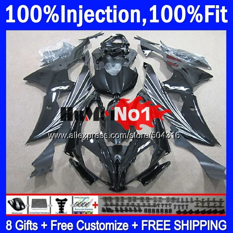 

OEM для YAMAHA YZF R 6 YZF 600 YZF-600 глянцевый черный 7MC.6 YZF R6 06-07 600CC YZF600 YZF-R6 2006 2007 YZFR6 06 07 OEM обтекатели