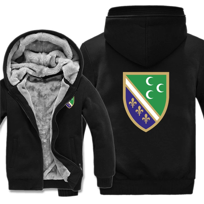 Толстовки с национальным флагом бониака в Санджаке мужские крутые зимние