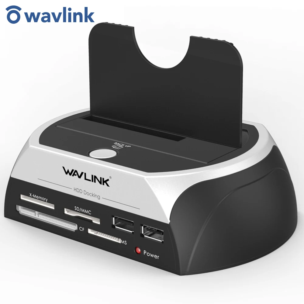 Wavlink2.5 &quot/3 5&quot SATA HDD док станция USAP внешний корпус жесткого диска с кардридером