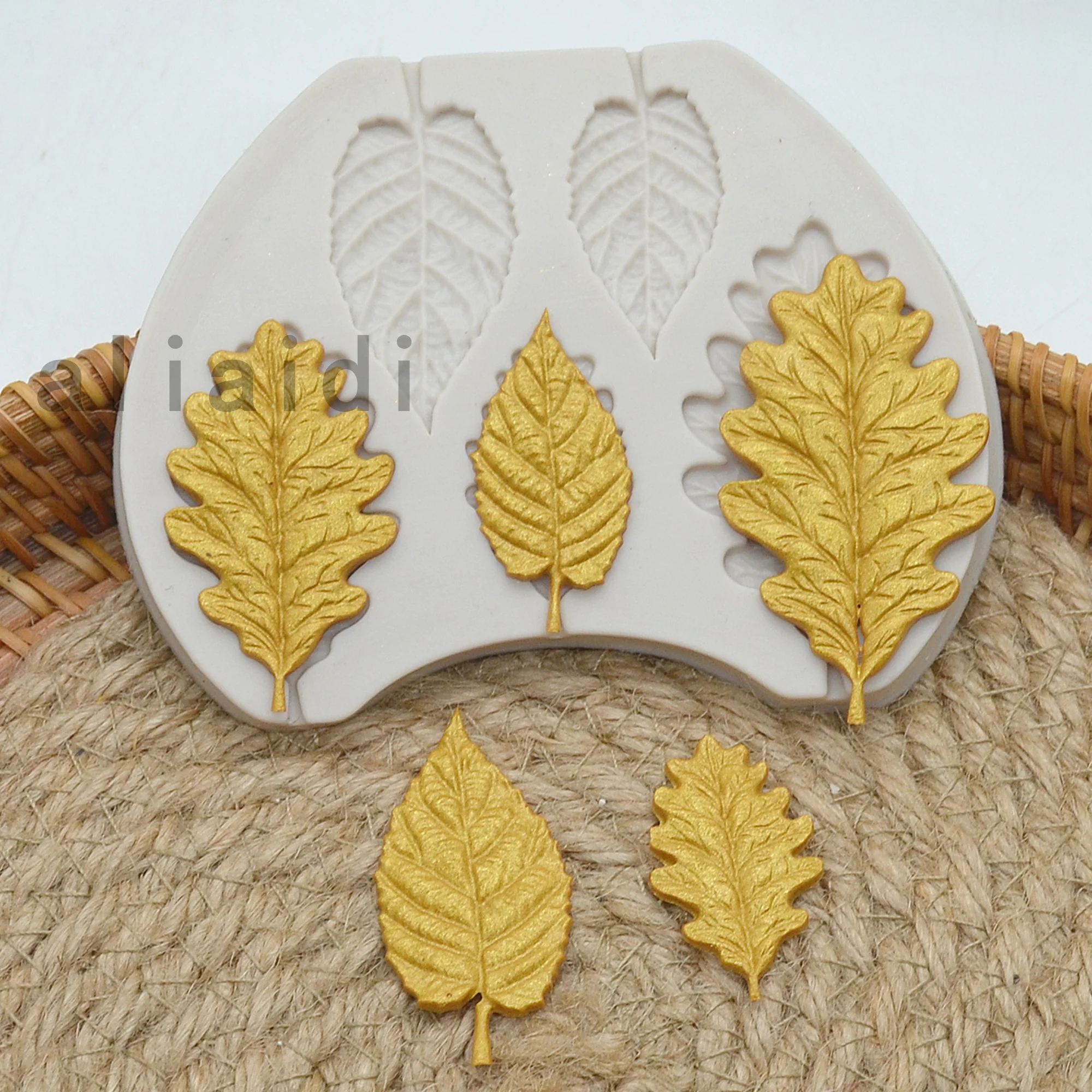 

Rose Flower Leaf Silicone Fudge Cake Decorating Chocolate Fudge Mold, Sugar Making Process, Baking Pan, Kitchen Tools X49