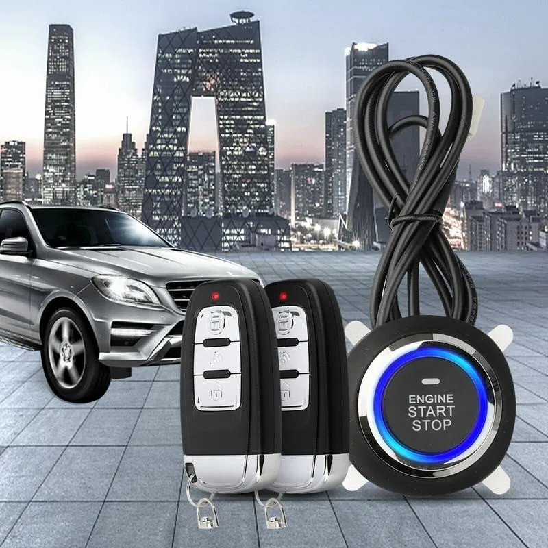 Автомобильная сигнализация 12 В кнопка запуска и остановки двигателя зажигания