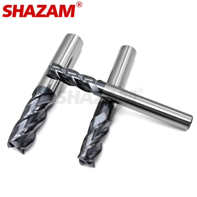 Фрезерный резак Hrc50 Endmill сплав Вольфрамовая сталь Cnc Maching SHAZAM Топ фрезерный станок Инструменты для стали Деревообработка