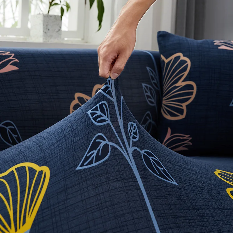 

Colorful Customized Designs Home Decor Soft Fabric Sectional Couch L-Shaped Sofa Furniture Protector Covers for Kids Pets