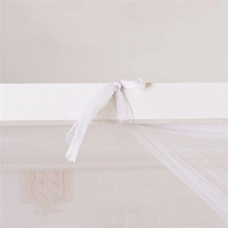 1 шт. навес для мыши белый четыре угловая стойка балдахин кровать с