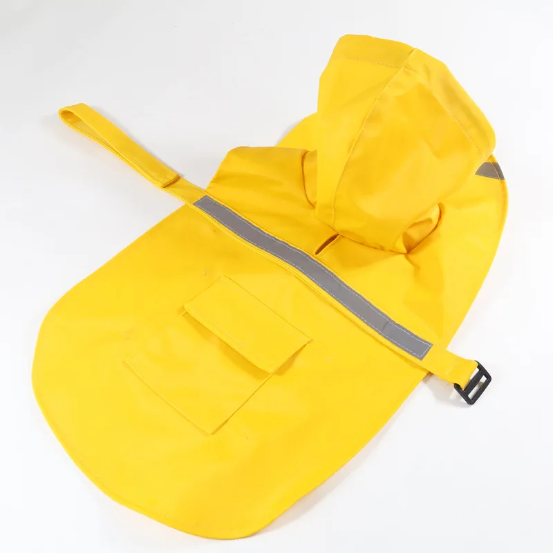 

Pet Raincoat Dog Raincoat Labrador Golden Retriever Large and Medium-Sized Dog Reflective Waterproof Snowproof Big Dog Clothes