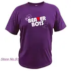 Футболка с надписью The Beaver Boys, футболка с рисунком Тима и Эрика, великолепная надпись, 100% хлопок, воздухопроницаемые футболки премиум-класса