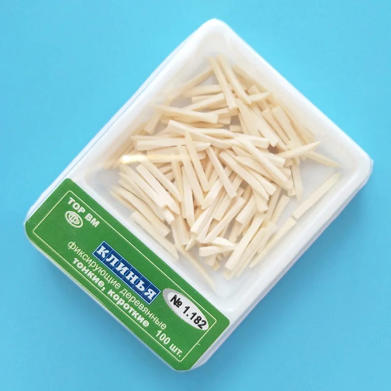 Верхние стоматологические деревянные клинья BM 400 шт./кор. интерстоматологические