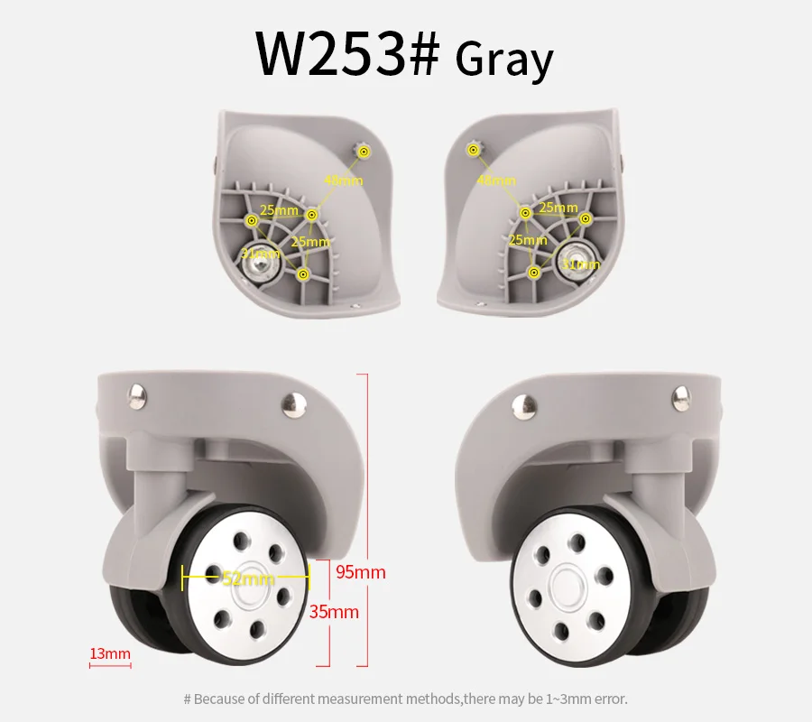 

Trolley case, universal wheel, accessories, password, suitcase, wheel, roller, roller repair, shock absorption 20 inch 26 inch