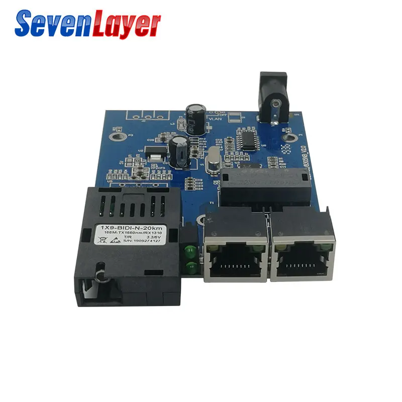 Волоконно оптический коммутатор 1 SC 2 RJ45 10/100 м|Коробки передач и кабели| |