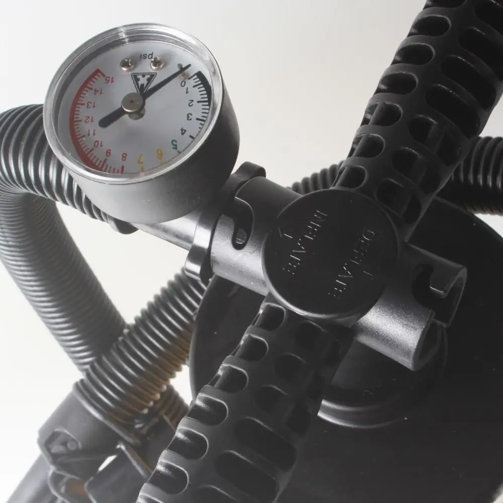 

Plastic Inflate Pump With Pressure Instrument For Kitesurfing Kite