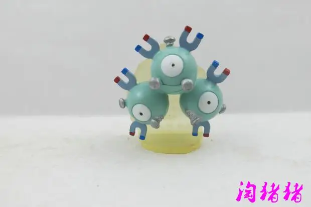 

TOMY Pokemon Action Figure Authentic Anime Ornaments Medium MC Magneton1 Rare Out-of-print Gacha Model Toy