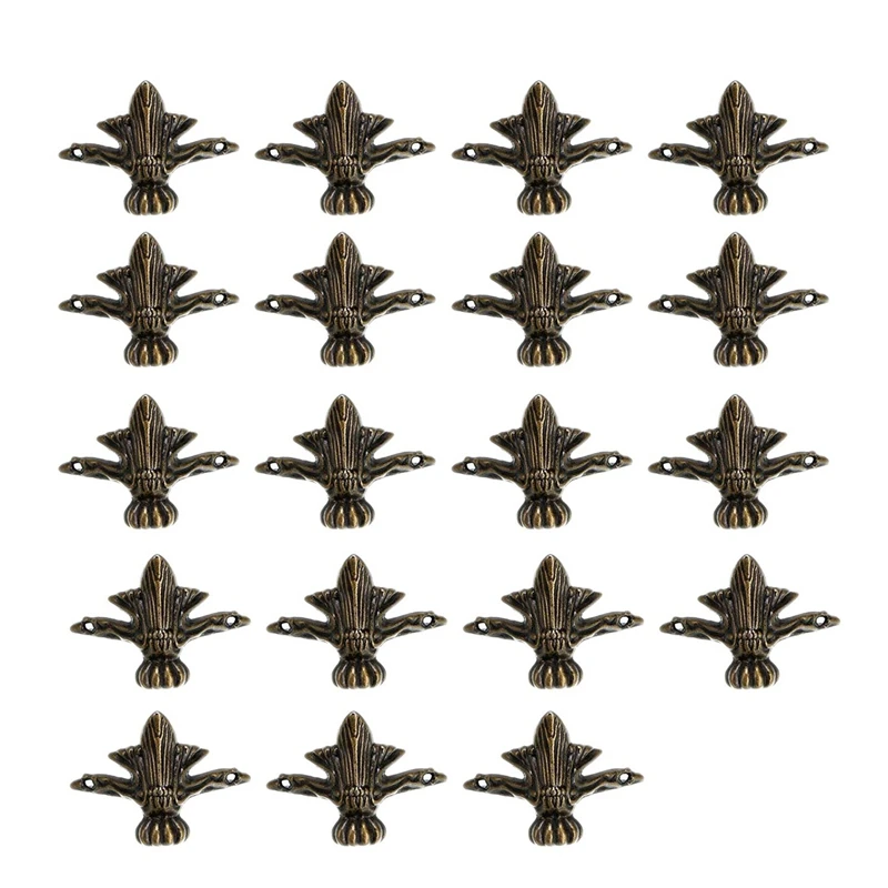 

20 шт 39X28mm старинная деревянная коробка средства ухода за кожей стоп ног угловойой протектор комплексный широкополосный канал передачи данн...