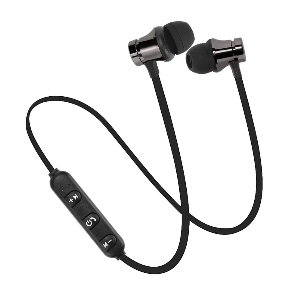 

Xt11 Magnetic Wireless Earphone Music Headset Phone Neckband Sport Earbuds Earphone With Mic For Moblie Phone