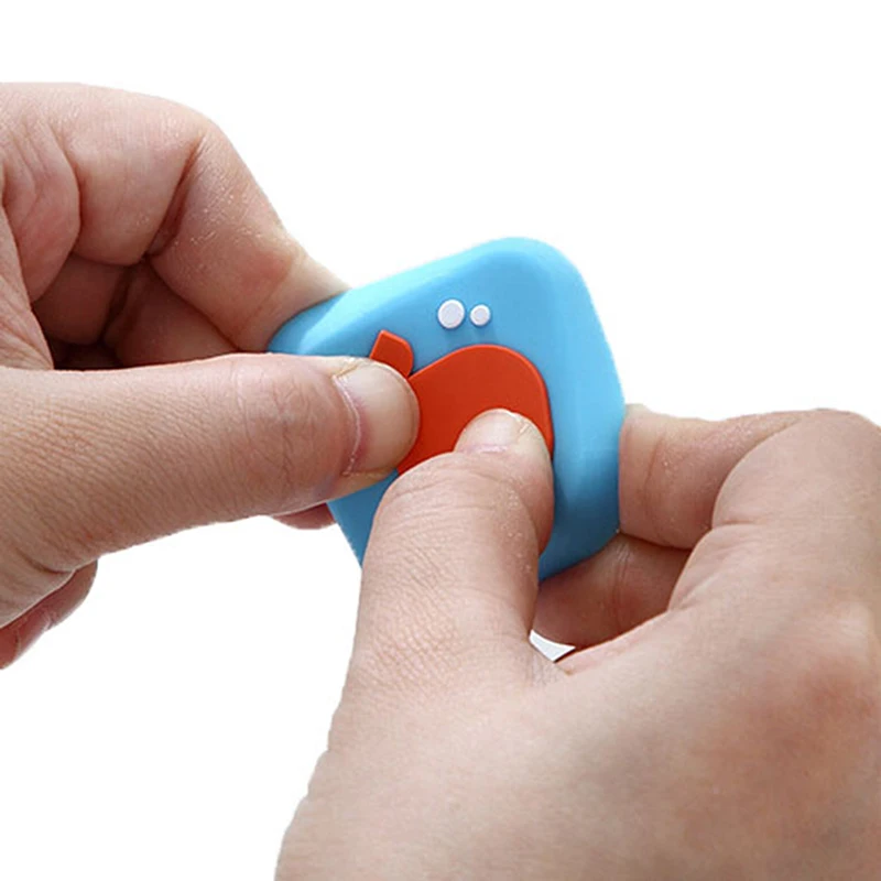 1 шт. милые Мультяшные дверные пробки силиконовые защитные стенки ручки буферные