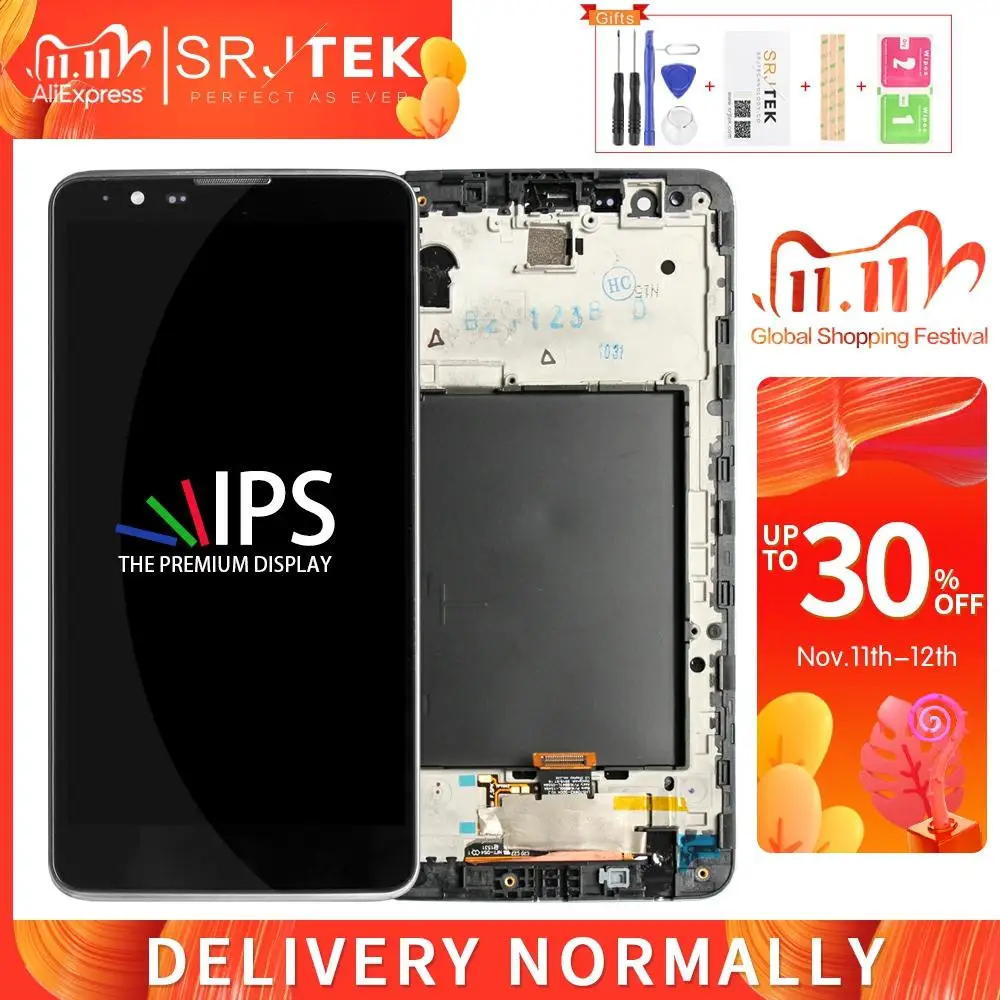 Srjtek 5 7 &quotдисплей для LG Stylus 2 ЖК кодирующий преобразователь сенсорного экрана в