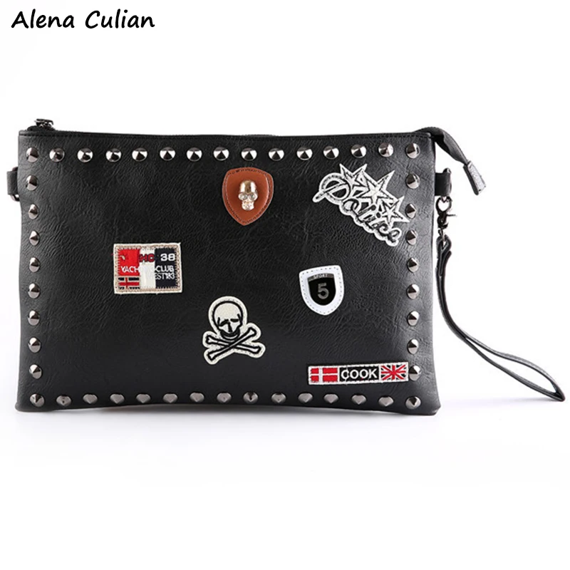 

Vintage Fashion Men Envelope Clutch Handbag For iPad Luxury Brand Large Capacity Travel Man Handbag Sling Bags torebka New