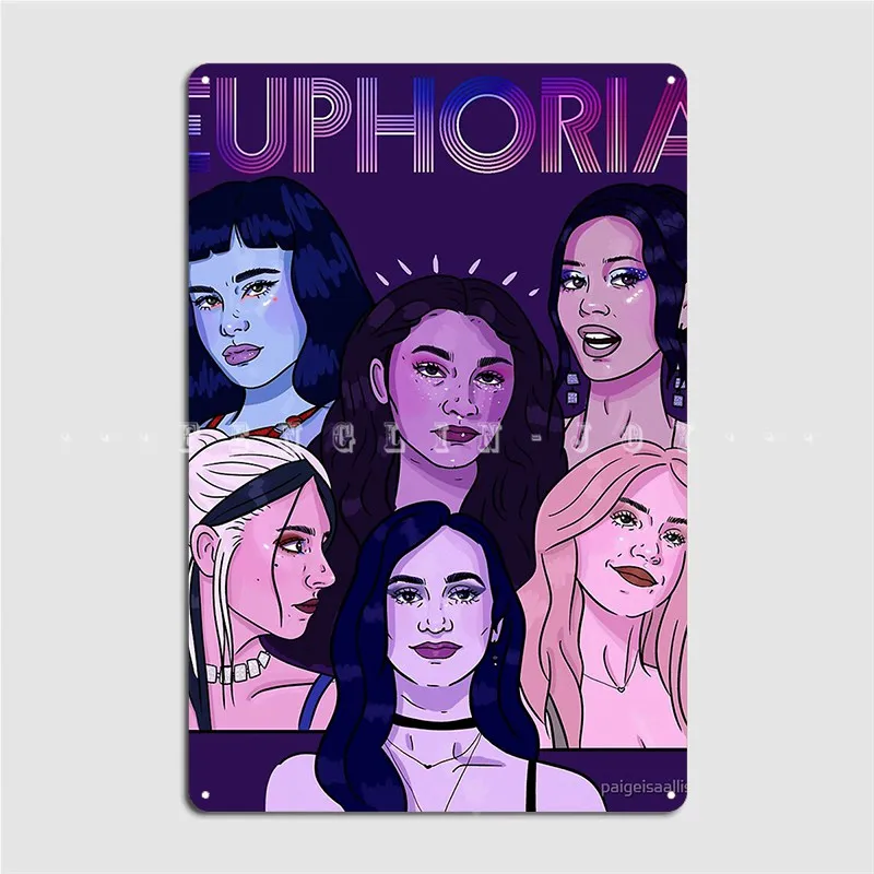 Металлическая вывеска для девочек Настенный декор кинотеатр дизайн гостиная