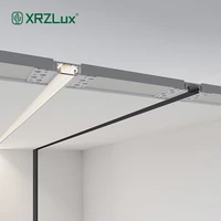 xrzlux 1 10pcs 1m embedded trimless led aluminum profile drywalll plaster board backlight ceiling bar linear strip lights
