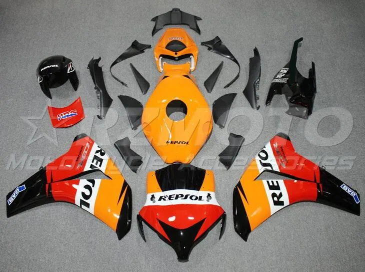 

Injection Molding New ABS Whole Fairings Kit Fit for HONDA CBR1000RR 2008 2009 2010 2011 08 09 10 11 CBR1000 Cool Red Orange