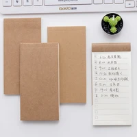 50sheets korean creative stationery tear off practical notepad kraft paper student school notebook todo project grid blank notes