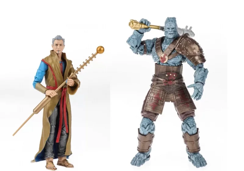 Оригинальные Marvel Legends серии 80th юбилей Grandmaster& Korg фигурка игрушки Brinquedos Фигурки Модель подарок - Цвет: Зеленый