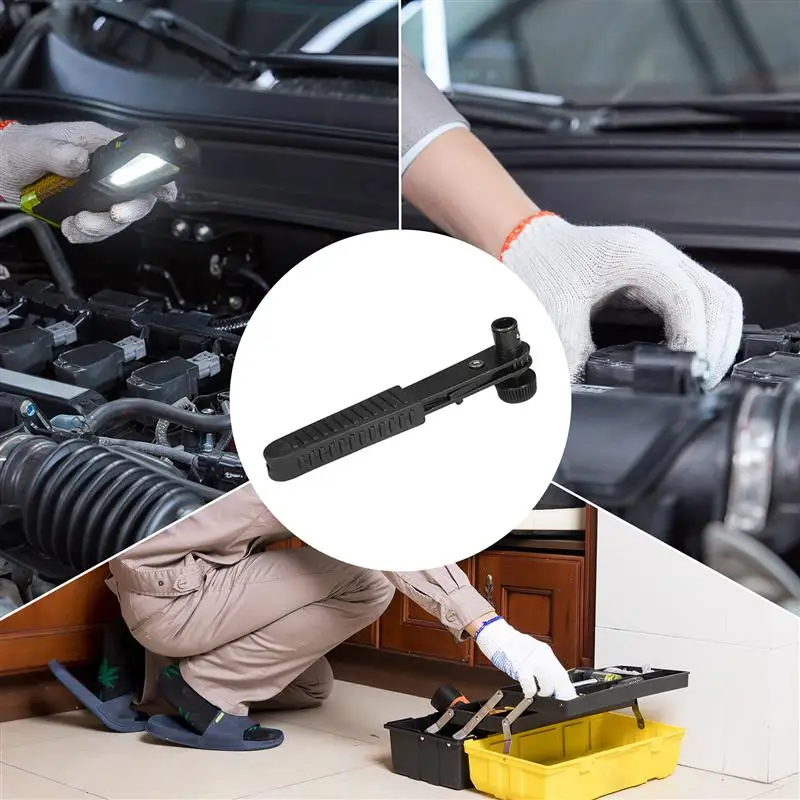 Отвертка с храповым механизмом 90 градусов из высокоуглеродистой стали 1/4 дюйма