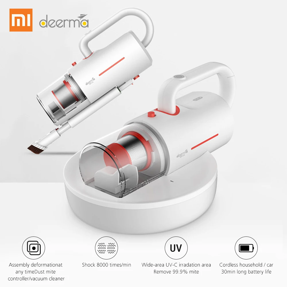 Бытовой мини беспроводной пылесос Deerma CM1900 многофункциональный электрический