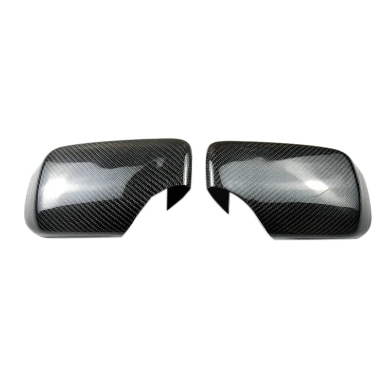 

1 Pair Rearview Mirror Cover Carbon Fiber Side Rear View Mirror Cover Caps for -BMW E46/E39 3/5 Series 1998-2006