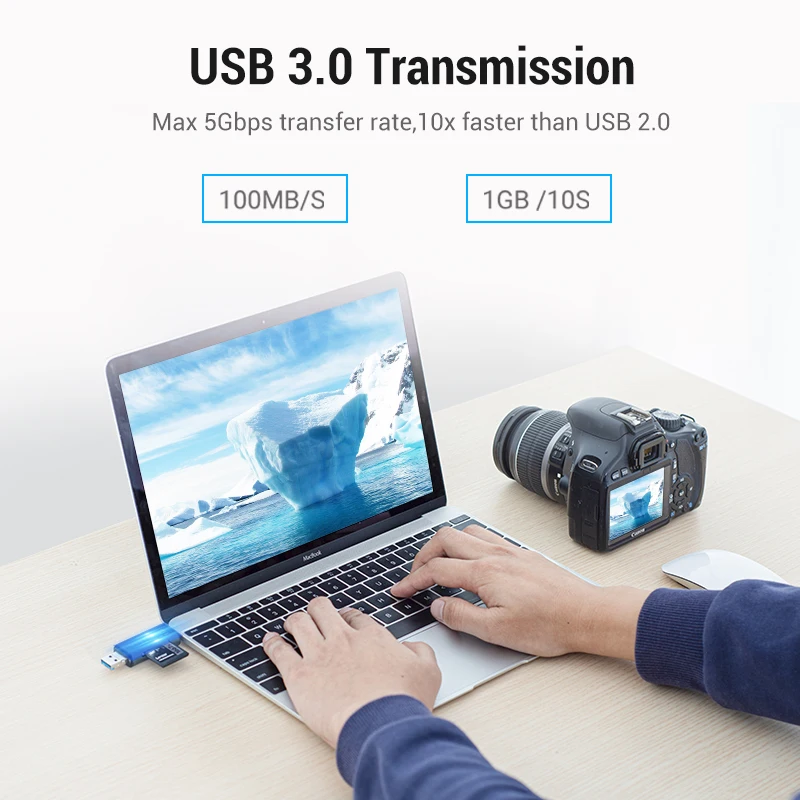 Vention SD Card Reader карта памяти картридер Micro USB 2.0 карт ридер Мини Micro SD памяти TF OTG Картридер для телефон с OTG fuction& PC