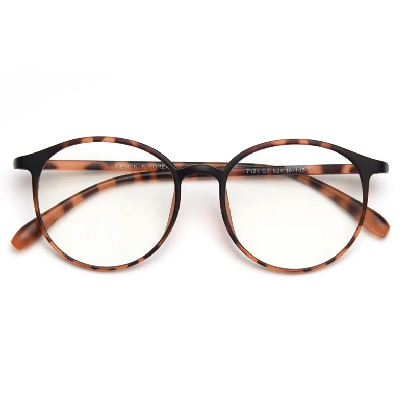 Новинка ультралегкие очки TR90 в круглой оправе гибкие для близоруких модные