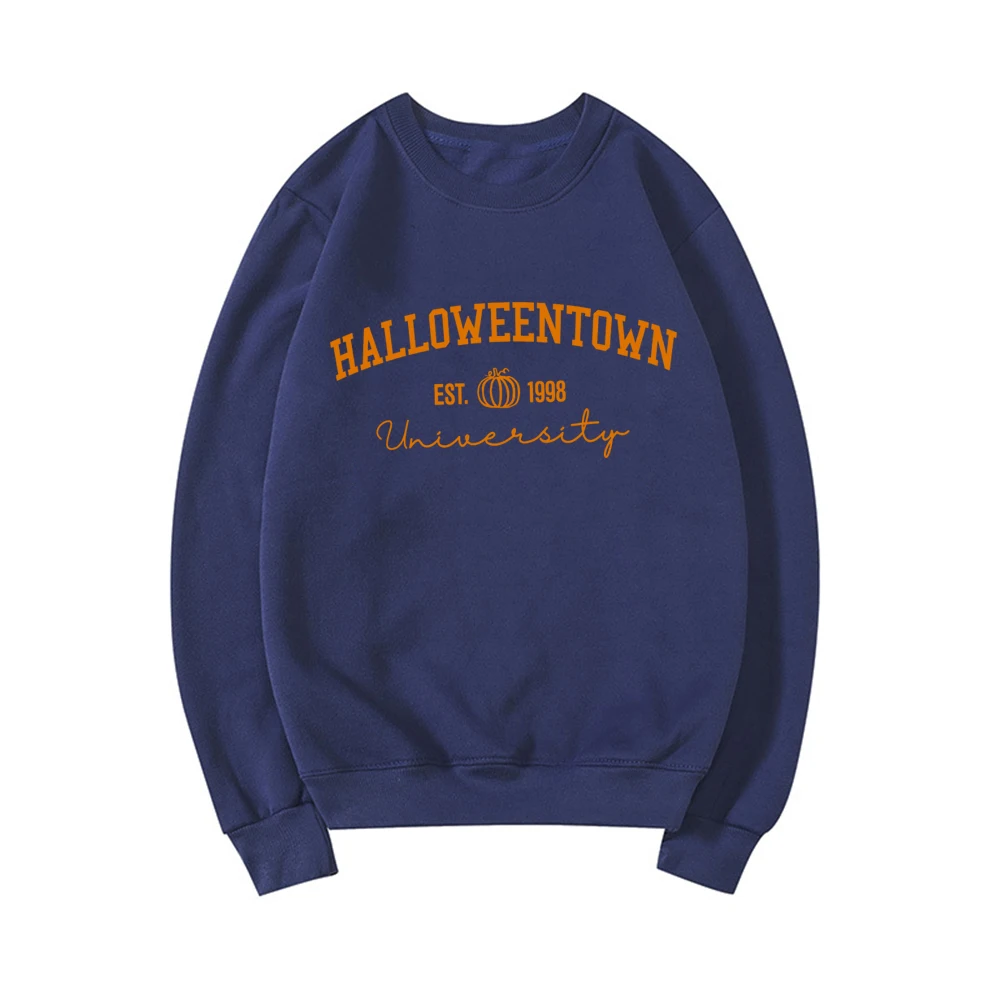 

Halloweentown University Crewneck Sweatshirt Halloween Sweatshirts Halloween Town 1998 Top Hoodie Fall Casual Graphic Hoodies