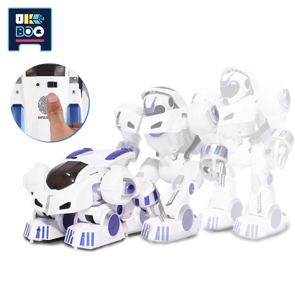 UKBOO Remote Control Deformation Robot RC Mecha Smart Program Intelligent Warrior Action Figure Educational Children Toys Gifts | Игрушки и