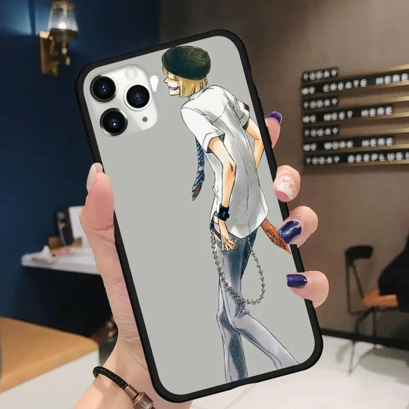 

anime bleach shinji Phone Case for iPhone 11 12 pro XS MAX 8 7 6 6S Plus X 5S SE 2020 XR Soft silicone