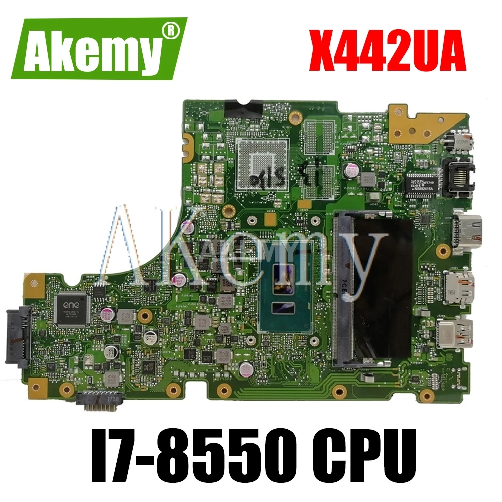 

SAMXINNO For Asus X442 X442U X442UA X442UR X442UQ X442UQK X442UQR Laotop Mainboard X442UA Motherboard with I7-8550 CPU