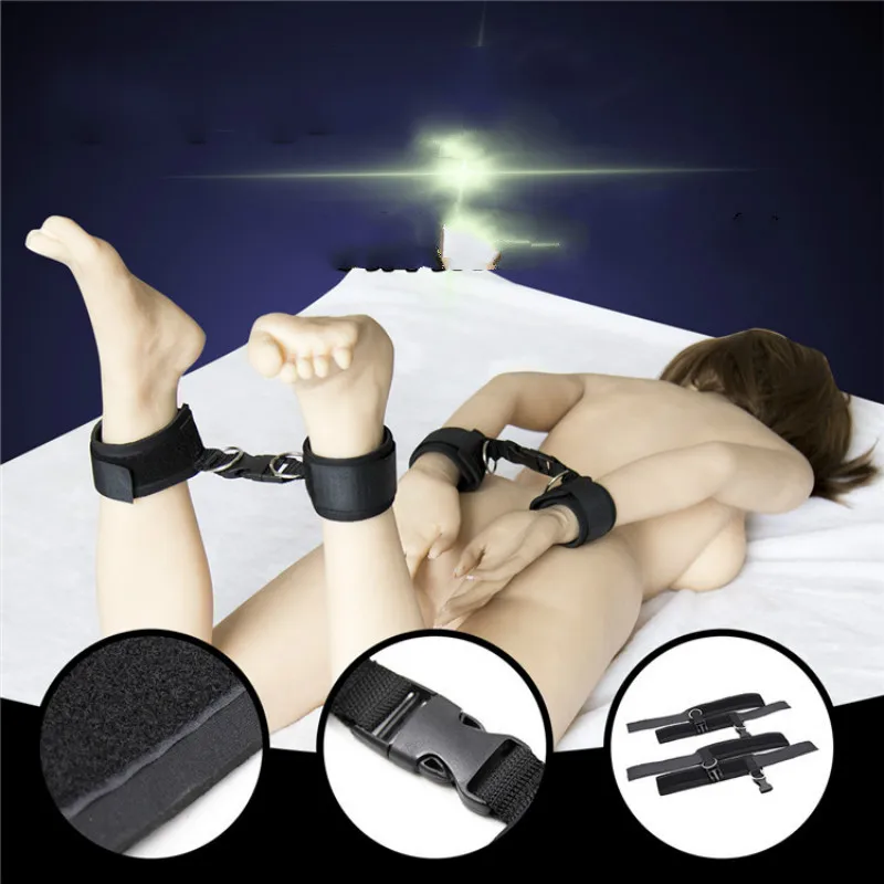 Регулируемые плюшевые наручники из искусственной кожи секс качели бондаж