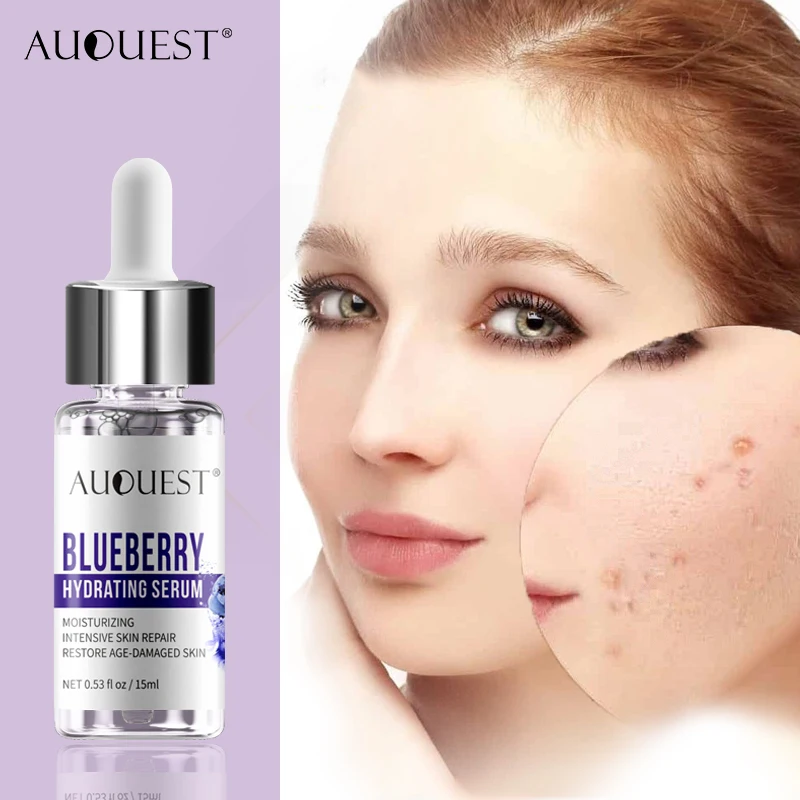 

AUQUEST Blueberry Hydrating Face Serum Anti Wrinkle Intensive Skin Repair Moisturizing Shrink Pores Tighten Firming Skin Care