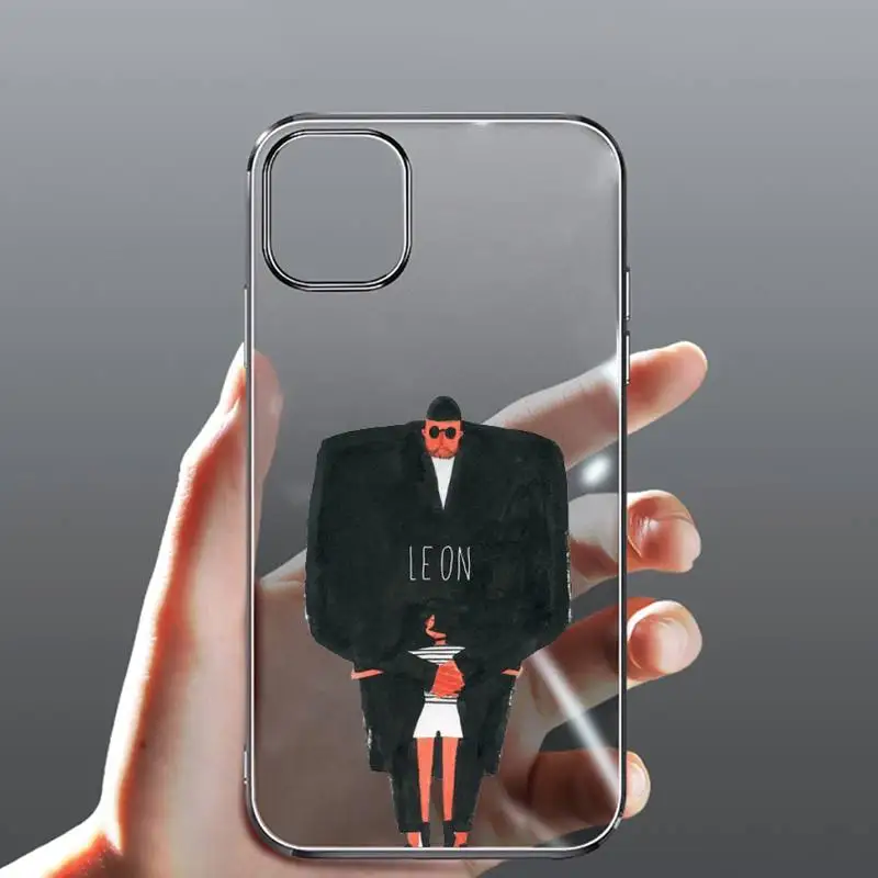 

Killer Leon Uncle Girl Phone Case Transparent for Clear iPhone case 11 12 mini pro XS MAX 8 7 6 6S Plus X 5S SE 2020 XR