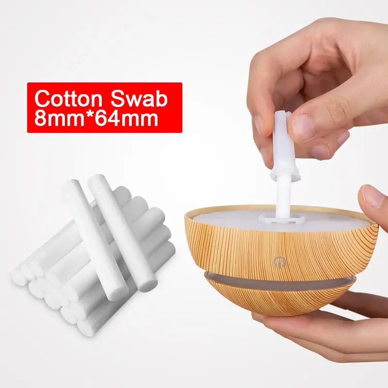 Cotton Filter KBAYBO 130 мл увлажнитель воздуха Электрический Арома диффузор Ароматерапия Эфирные масла Холодный Туман чайник 7 цветов светильник - Цвет: Cotton Filter