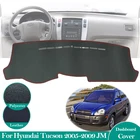 Нескользящий кожаный коврик для Hyundai Tucson 2005- 2009 JM, Накладка для приборной панели, Солнцезащитный коврик, защитный ковер, автомобильные аксессуары 2008